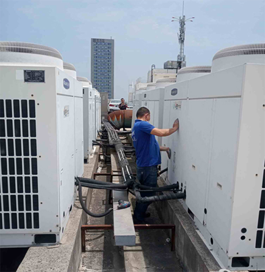 隆尧中央空调制热和不制冷系统维修方法